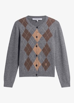 Gerard Darel Dames Rely fijngebreid vest van wol in de kleur Grijs