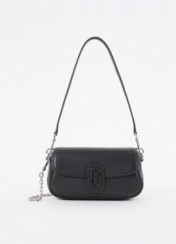 Marc Jacobs Dames Small schoudertas van leer met afneembare schouderriem in de kleur Zwart, maat: 1SZ