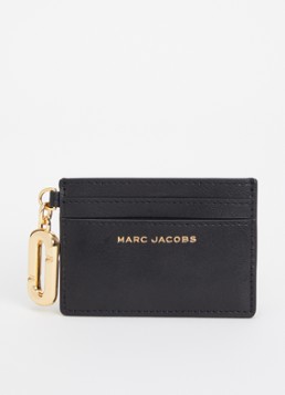 Marc Jacobs Dames The Card Case pasjeshouder van leer in de kleur Zwart, maat: 1SZ