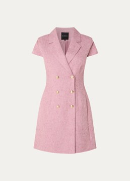 NIKKIE Dames Reza mini blazerjurk met strass in de kleur Roze