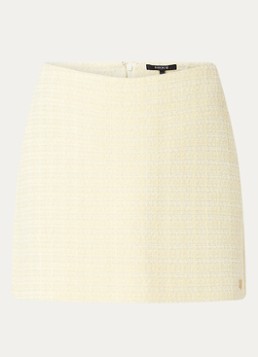 NIKKIE Dames Perth minirok van tweed in de kleur Geel