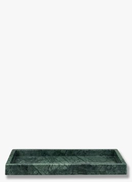 Mette Ditmer Marble schaal 31 x 16 cm Donkergroen - Deal