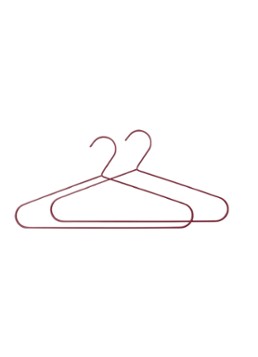 Mette Ditmer Hang-It kledinghanger set van 2 Bordeauxrood - Deal