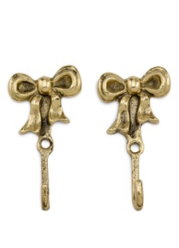 Doing Goods Bowie Bow wandhaak set van 2 Goud - Deal