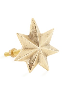 Doing Goods Oda Star deurknop- en wandhaak Goud - Deal