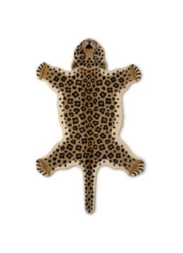 Doing Goods Loony Leopard vloerkleed 150 x 90 cm Beige - Deal
