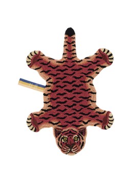 Doing Goods Tula Wijze Tijger vloerkleed Steenrood - Deal