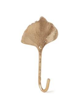 Doing Goods Flora Ginko kapstokhaak van messing Goud - Deal