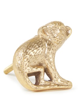 Doing Goods Peppin Monkey deurknop links Goud - Deal