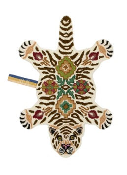 Doing Goods Jill vloerkleed 90 x 63 cm Bruin - Deal