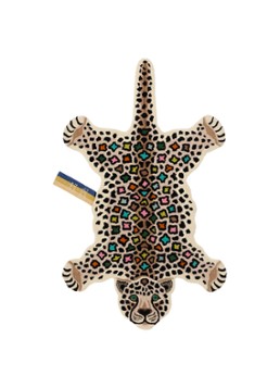 Doing Goods Disco Luipaard vloerkleed 150 x 90 cm Bruin - Deal