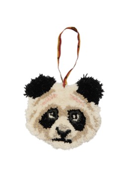 Doing Goods Plumpy Panda Dierenkop hanger Zwart - Deal