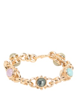 Gas Bijoux Dames Amarante schakelarmband verguld