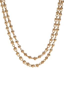 Gas Bijoux Dames Atik schakelketting verguld in de kleur Goud, maat: 1MAAT