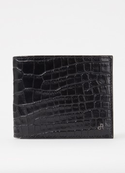 H.J. De Rooy Heren Portemonnee van leer in de kleur Zwart, maat: One Size