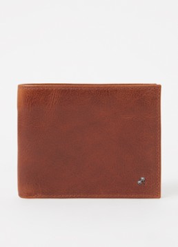 H.J. De Rooy Heren Portemonnee van leer in de kleur Cognac, maat: One Size