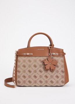 GUESS Dames Melinda logo handtas met logoprint en tasbedel