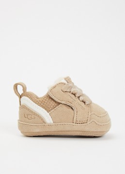 UGG Meisjes Lowmel babyschoentje van suède in de kleur Beige, maat: 18