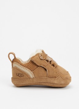 UGG Meisjes Lowmel babyschoentje van suède in de kleur Kastanjebruin, maat: 20,5