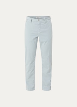 Replay Heren Benni slim fit chino met steekzakken in de kleur Lichtblauw, maat: W34/L32