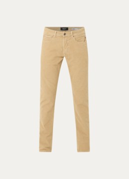 Replay Heren Straight fit broek van corduroy met steekzakken in de kleur Beige, maat: W36/L32