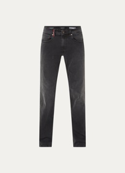 Replay Heren Grover straight leg jeans met gekleurde wassing in de kleur Donkergrijs, maat: W30/L32