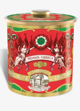 Chiostro di Saronno Amaretti, Cantuccini en Baci Del Chiostro koekjes in blik 200 gram Beige - Deal