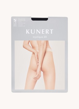 Kunert Dames Mystique panty in 20 denier in de kleur Donkerblauw, maat: 42-44