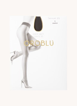 Oroblu Dames Sensuel panty in 20 denier in de kleur Antraciet, maat: S