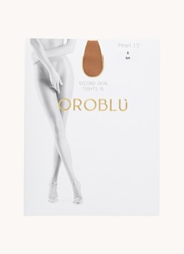 Oroblu Dames Pearl panty in 15 denier in de kleur Creme, maat: S