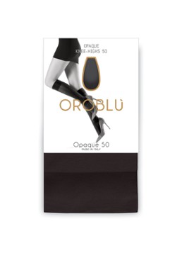 Oroblu Dames Mi-Bas Opaque pantysokken in 50 denier in de kleur Donkerblauw, maat: 1 SIZE
