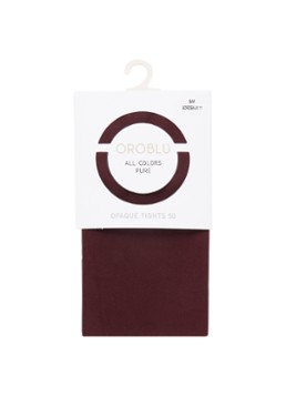 Oroblu Dames All Colors Panty in 50 denier in de kleur Bordeauxrood, maat: S/M