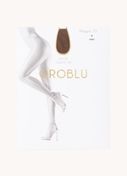 Oroblu Dames Magie panty in 20 denier in de kleur Steenrood, maat: S