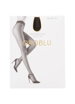 Oroblu Dames Sensuel panty in 30 denier in de kleur Antraciet, maat: S