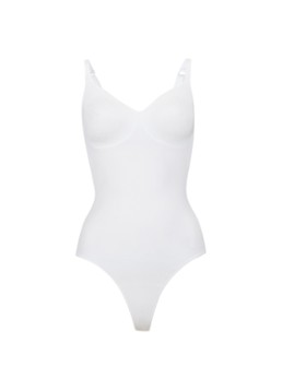 Wolford Dames Mat de Luxe Forming corrigerende body in de kleur Wit