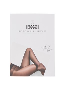 Wolford Dames Satin Touch panty in 20 denier in de kleur Zwart