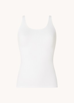 Wolford Dames Beauty Cotton tanktop in de kleur Wit