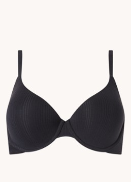 Wolford Dames Beauty Cotton voorgevormde bh met beugel in de kleur Zwart
