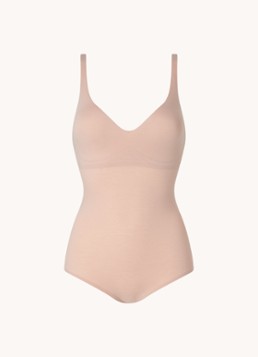 Wolford Dames 3W naadloze corrigerende body in de kleur Lichtroze
