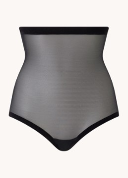 Wolford Dames Tulle Control corrigerende tailleslip van mesh in de kleur Zwart