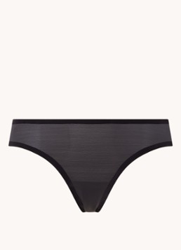 Wolford Dames Sheer Touch naadloze slip in de kleur Diepzwart
