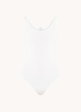 Wolford Dames Jamaika body met ronde hals in de kleur Wit
