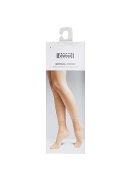 Wolford Dames Individual pantysokken in 10 denier in de kleur Wit