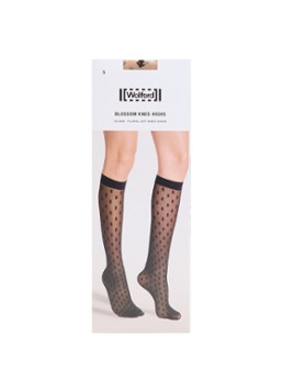 Wolford Dames Blossom pantykousen in 20 denier in de kleur Beige