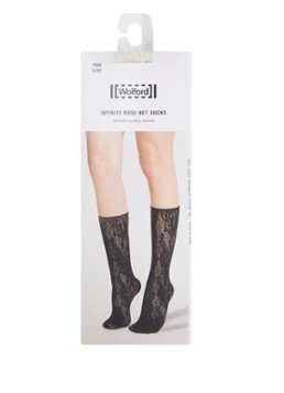 Wolford Dames Infinite Rose pantysokken in de kleur Gebroken wit