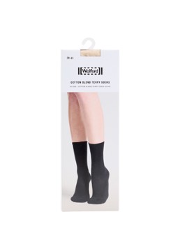 Wolford Dames Terry sokken in katoenblend in de kleur Creme