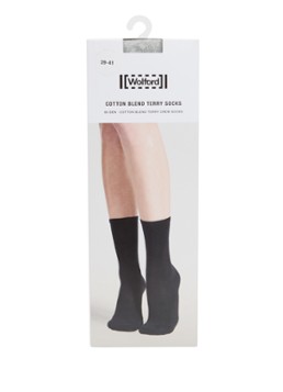 Wolford Dames Terry sokken in katoenblend in de kleur Grijsmele