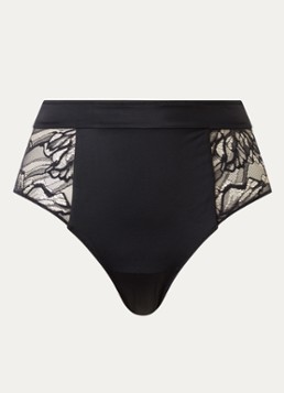 Wolford Dames Contour high waisted hipster met kant in de kleur Zwart