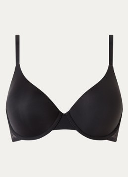Wolford Dames Linea Netta voorgevormde bh met opengewerkt dessin in de kleur Zwart