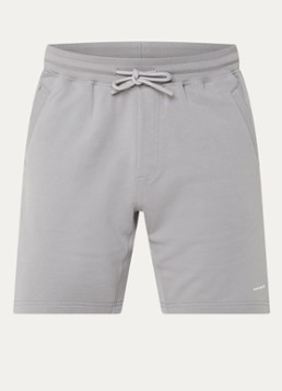 Airforce Heren Straight fit korte joggingbroek met logo in de kleur Grijs, maat: XXL